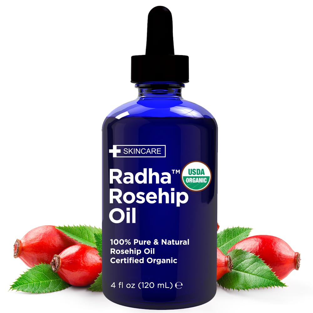 Radha Beauty front bottle 4oz showing label and size for easy identification and trust