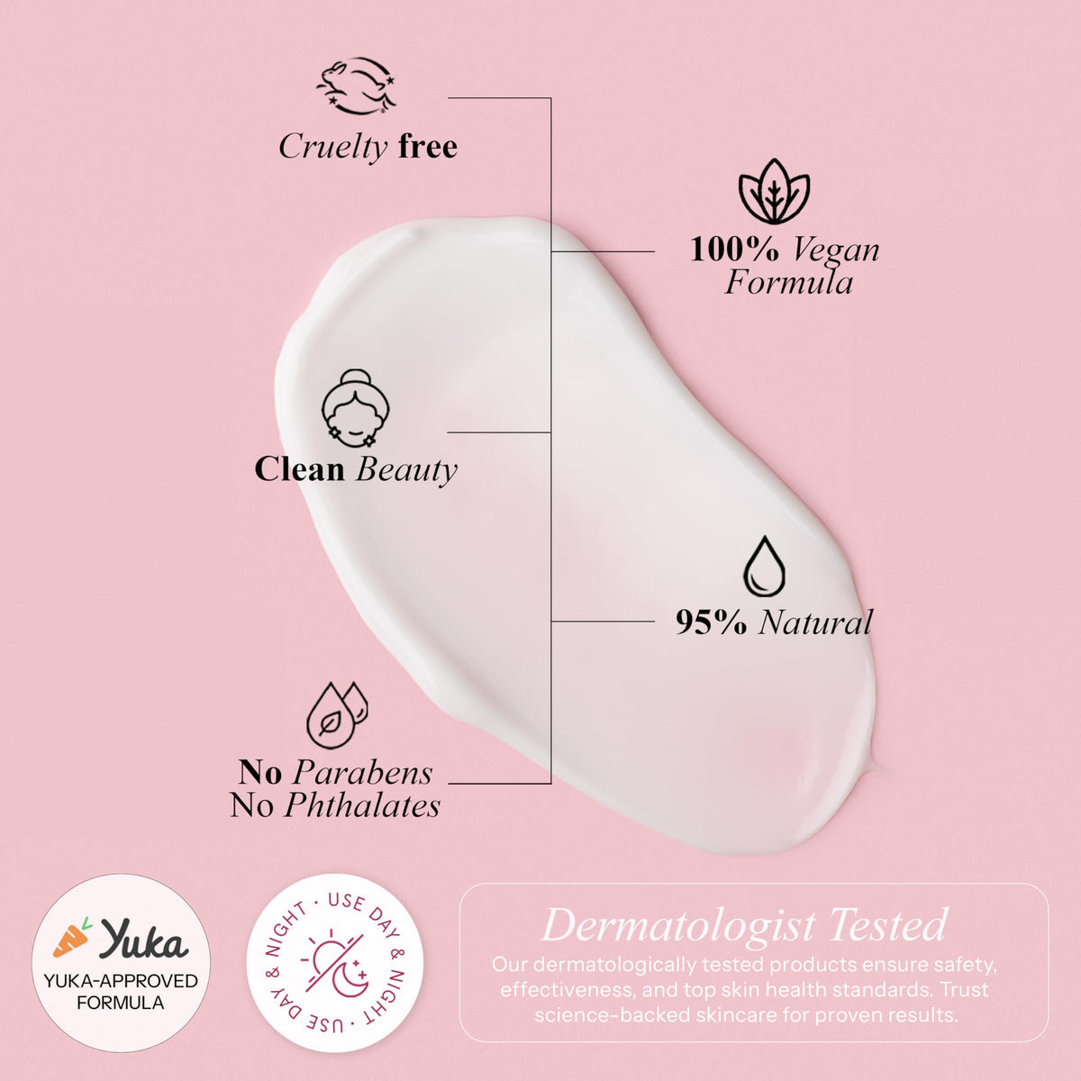 Radiant Aura beside a coin to show 1.69 fl oz size and travel-friendly convenience