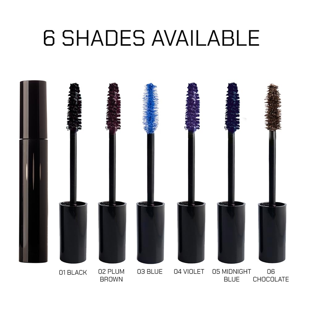 Radiant Professional swatches plum brown violet blue showing color options