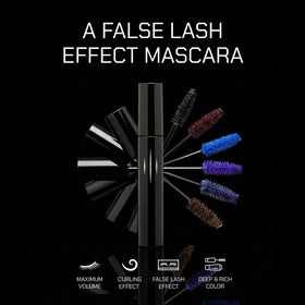 Radiant Professional wand coating lashes illustrating even pigment build