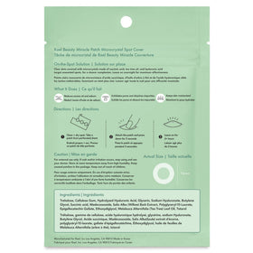 Rael peel-and-press application step demonstrating easy use