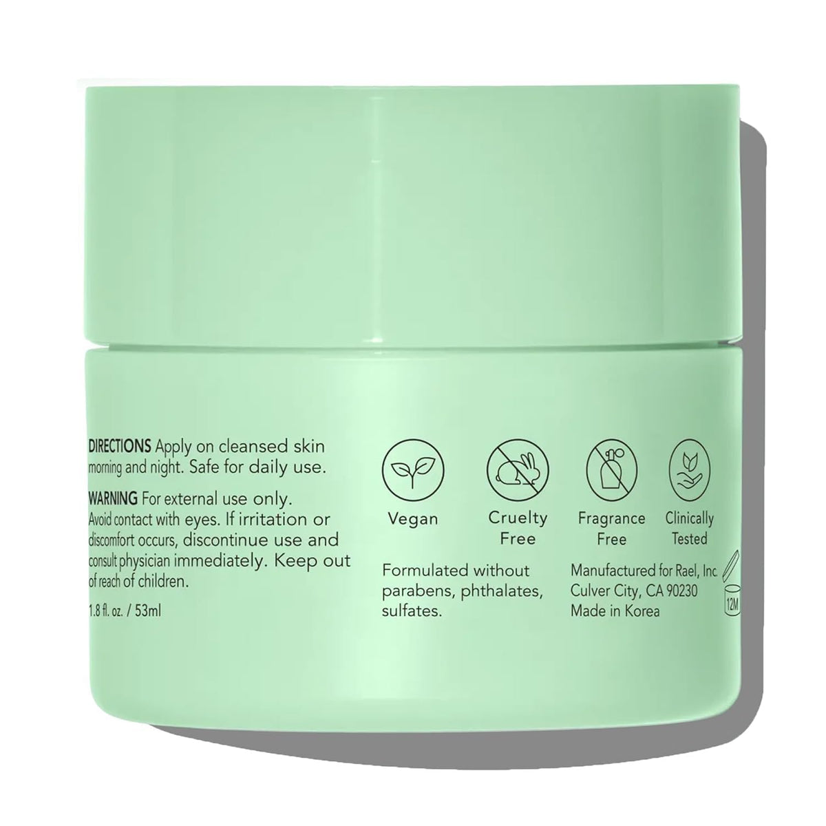 Rael barrier cream applied under makeup demonstrating smooth base and hydration boost