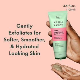 Rael clay mask close-up texture showing smooth consistency for easy spread