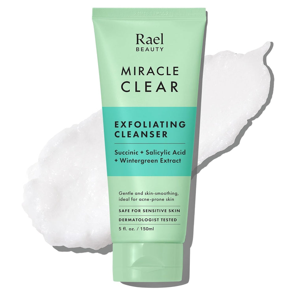 Rael front packaging showing bottle and clear benefits