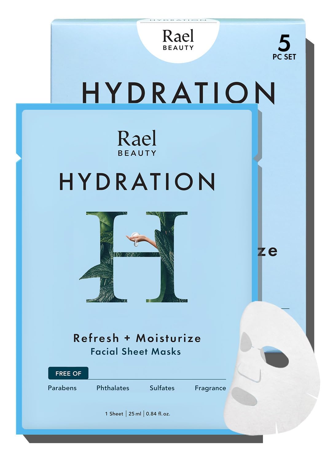 Rael front packaging showing product and benefits for quick hydration