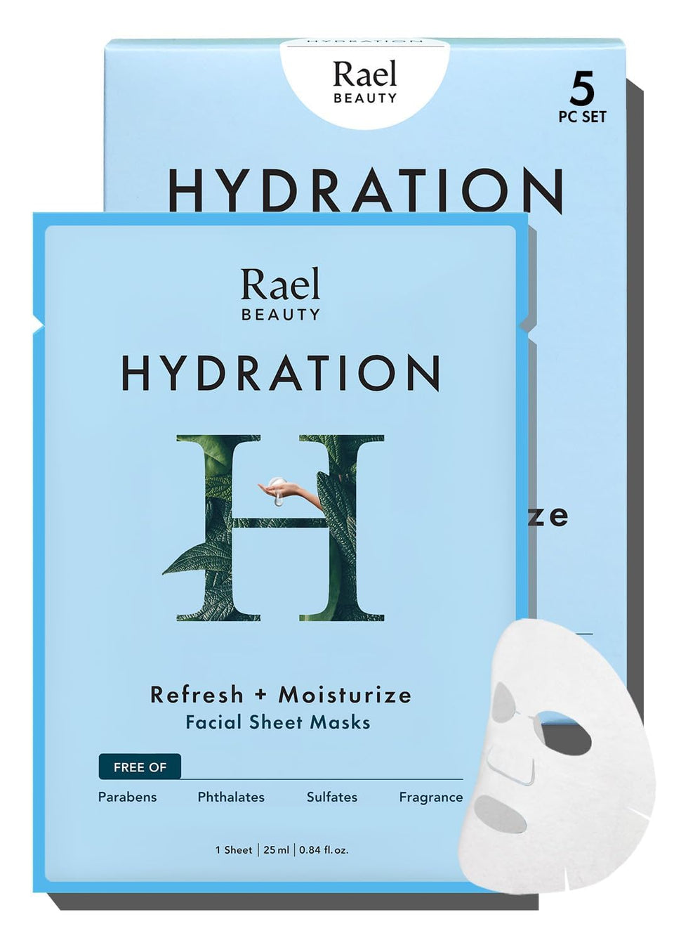 Rael front packaging showing product and benefits for quick hydration