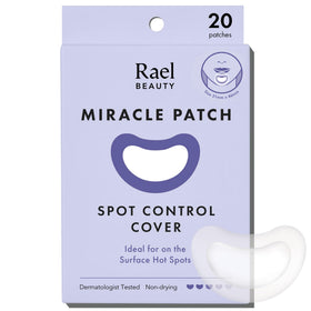 Rael front packaging showing Miracle Spot Control and 20-count benefit