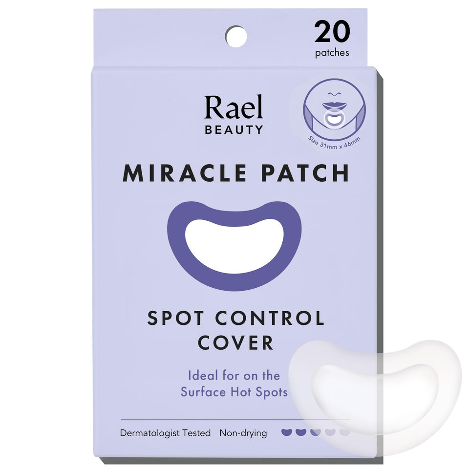 Rael front packaging showing Miracle Spot Control and 20-count benefit