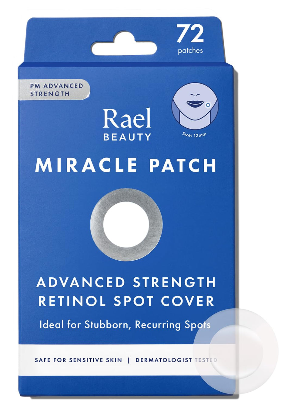 Rael front packaging showing product name and quantity, clear branding benefit