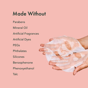 Rael pomegranate and citrus ingredients visual highlighting brightening