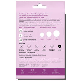 Rael lifestyle bedside scene with patches, promoting simple night routine