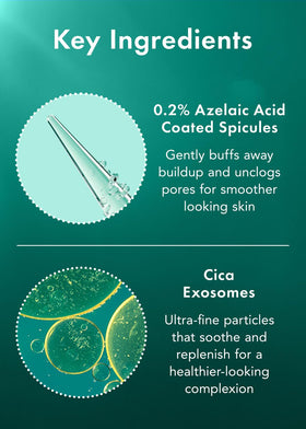 Rael mask serum on hand demonstrating lightweight texture