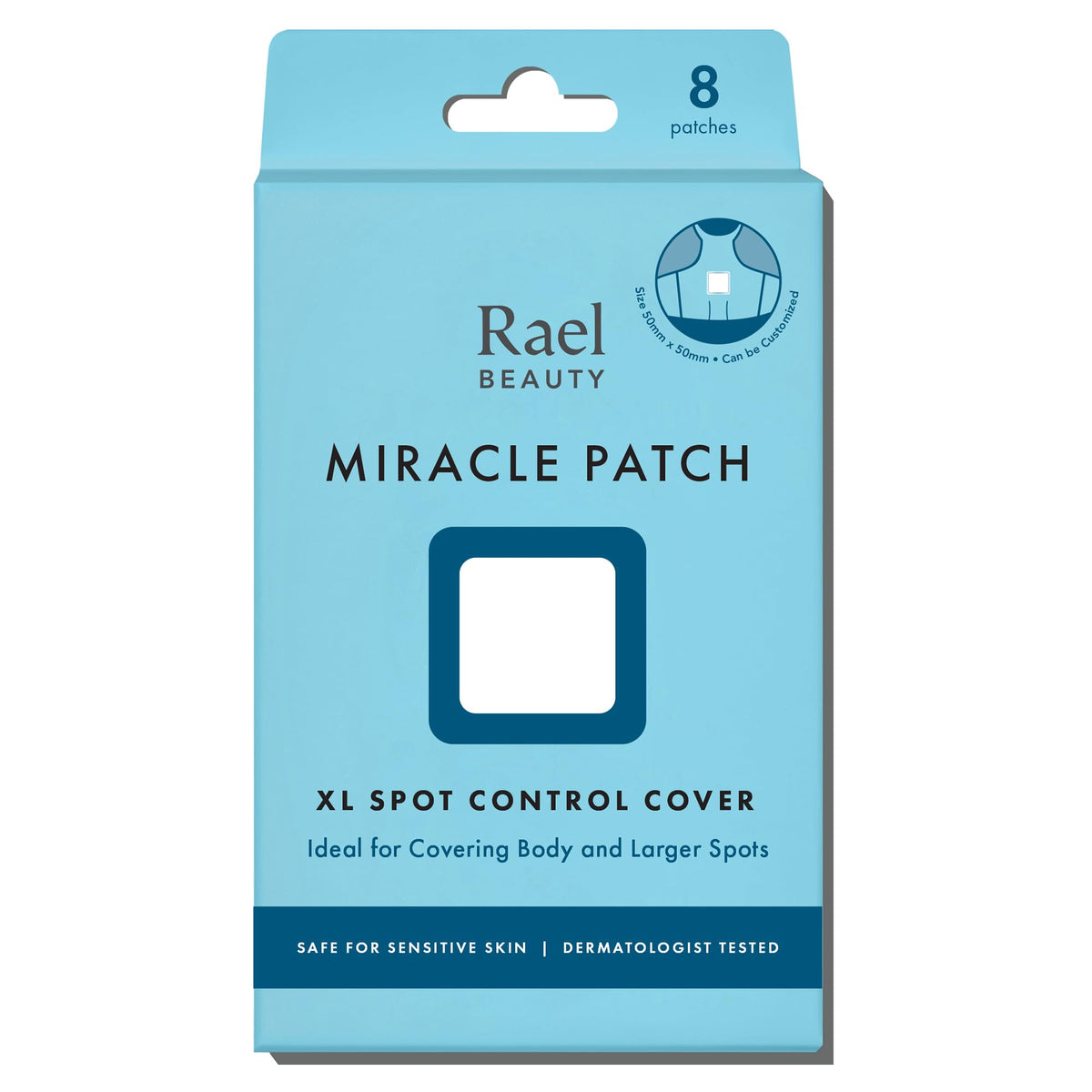 Rael front view of tin case showing patch kit and portability benefit