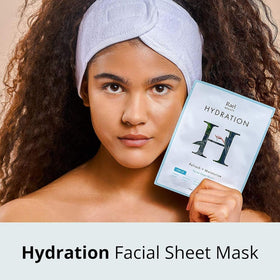 Rael opened mask soaked in serum showing high moisture content