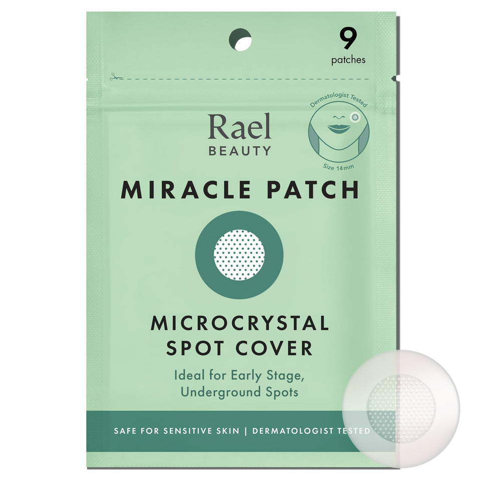Rael packaging front view showing product and benefits