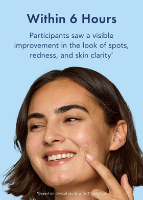 Rael patch adhesion detail on skin showing secure hold and protective benefit
