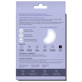 Rael detailed view of tapered adhesive edge for long-lasting stay