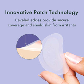 Rael patch applied on nose offering discreet protection