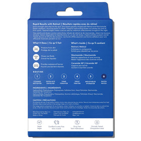 Rael patch removed showing white absorption area and impurity removal benefit