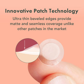 Rael patches held in hand showing scale and easy application