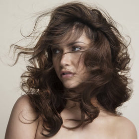 Rahua before and after fine hair showing added lift and body