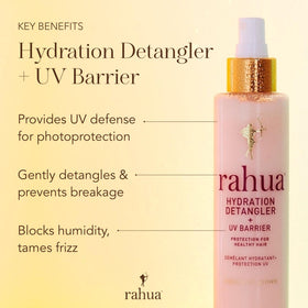 Rahua mist spray action delivering lightweight protection and slip
