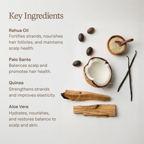 Rahua palo santo oil dropper image showing clarifying aroma and scalp-balancing benefit