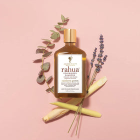 Rahua recyclable packaging and logo emphasizing sustainability