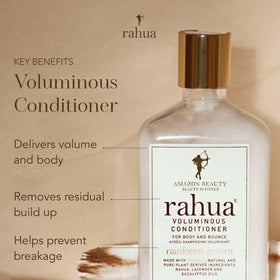 Rahua close-up of creamy conditioner texture demonstrating lightweight spreadability