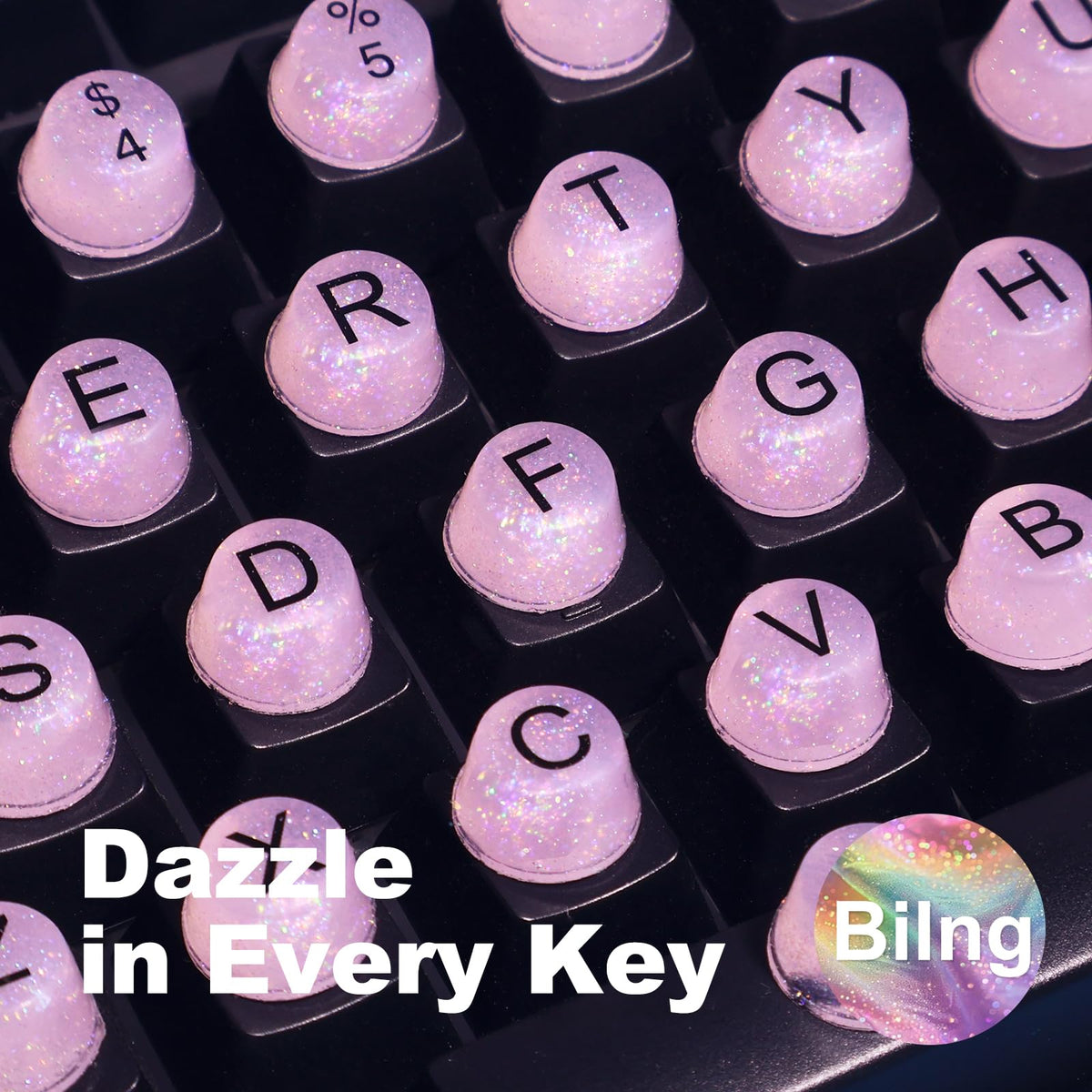 Raised Button in-use typing demonstration for comfort and accuracy
