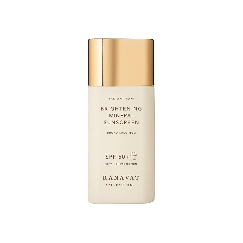 RANAVAT BOTANICS front packaging showing SPF 50 and benefits
