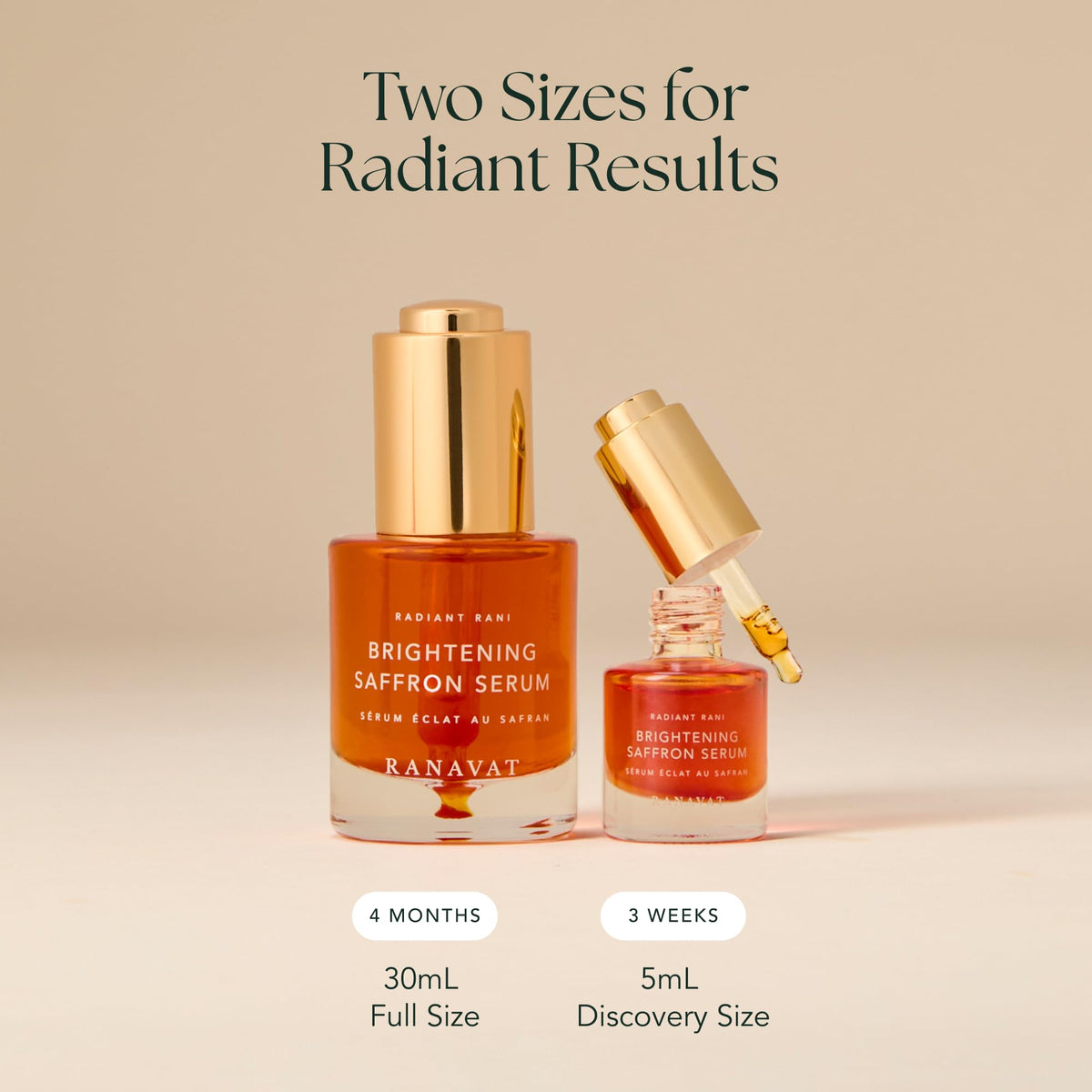 RANAVAT BOTANICS serum used in morning routine for brighter complexion
