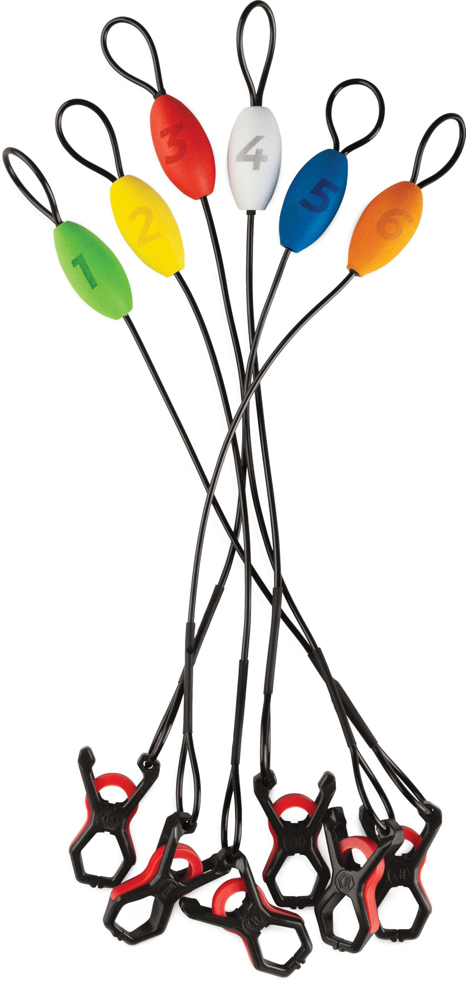 Rapala Lip-Grip front packaging showing clip and color-coded tags for fast identification