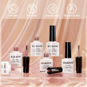 RARJSM polish being cured under LED lamp for long-lasting salon-quality results