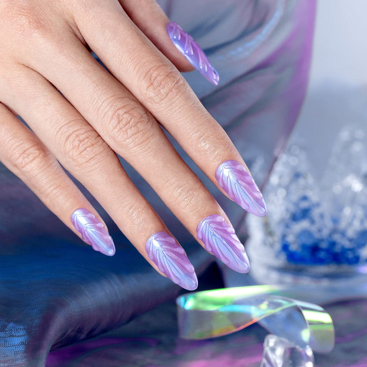 RARJSM brush applying gel showing smooth flow for even application benefit