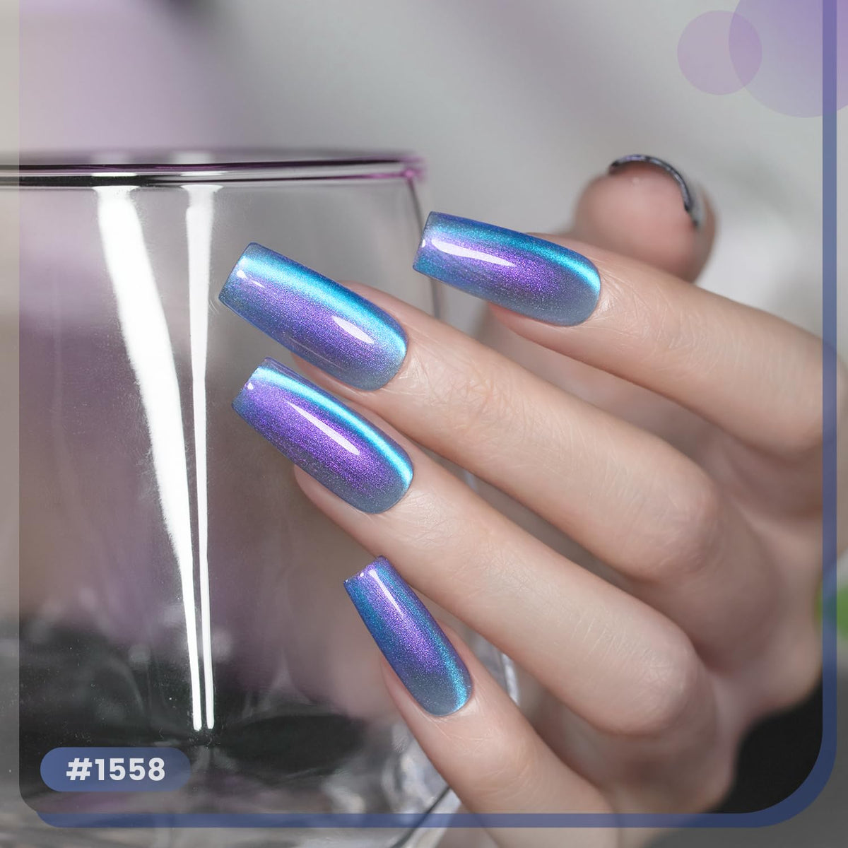 RARJSM cat eye magnet in action creating defined magnetic stripe for dramatic effect