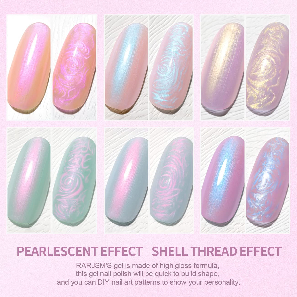 RARJSM cured nails on hand demonstrating long-lasting glossy finish benefit