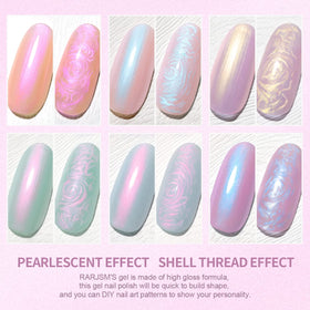RARJSM cured nails on hand demonstrating long-lasting glossy finish benefit
