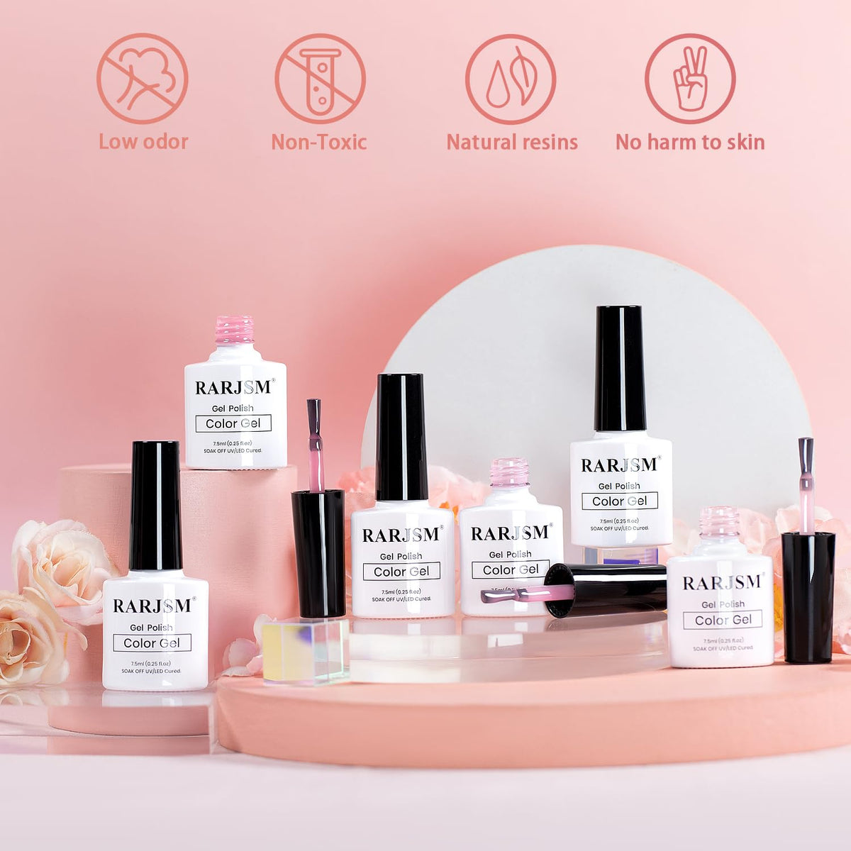 RARJSM finished French manicure example showing clean, wearable style