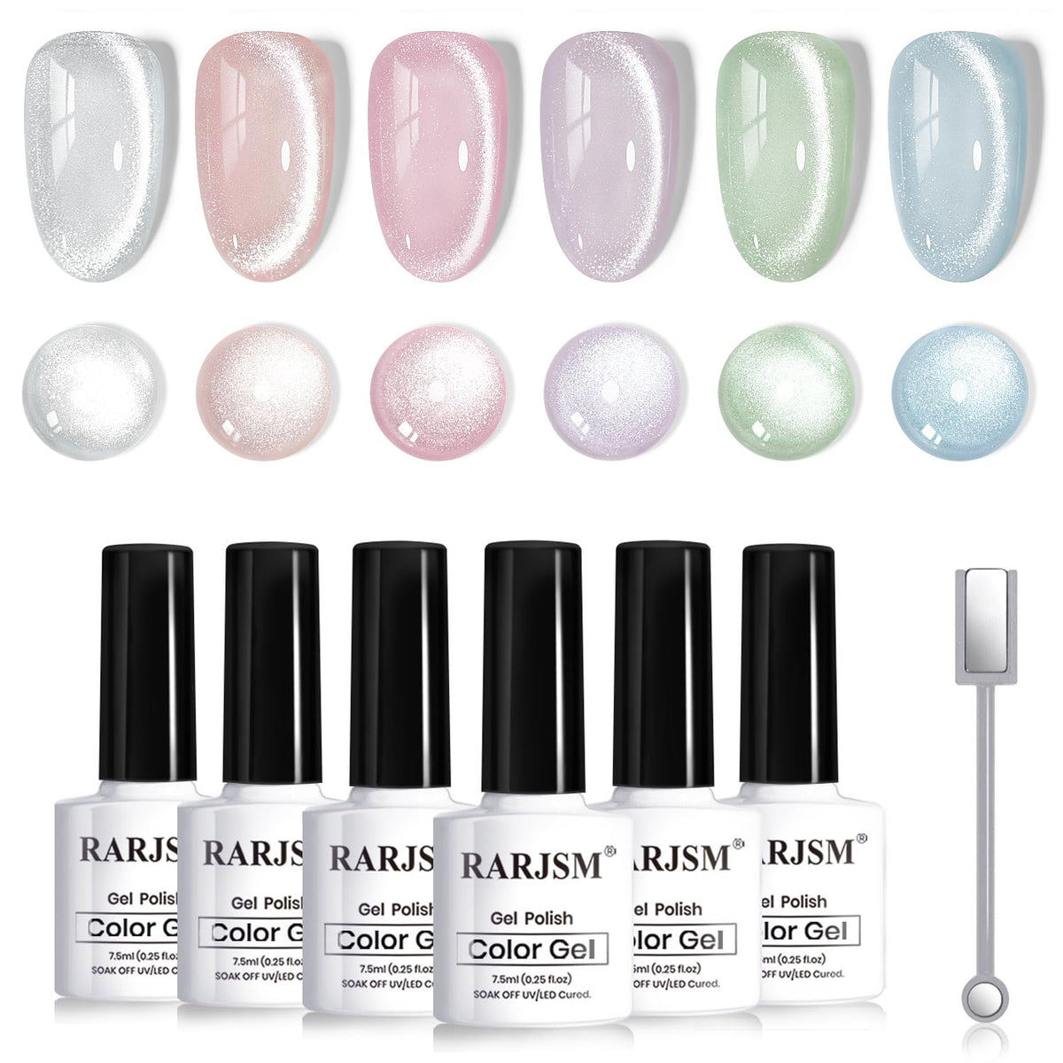 RARJSM front packaging showing six bottles and magnet for easy kit identification