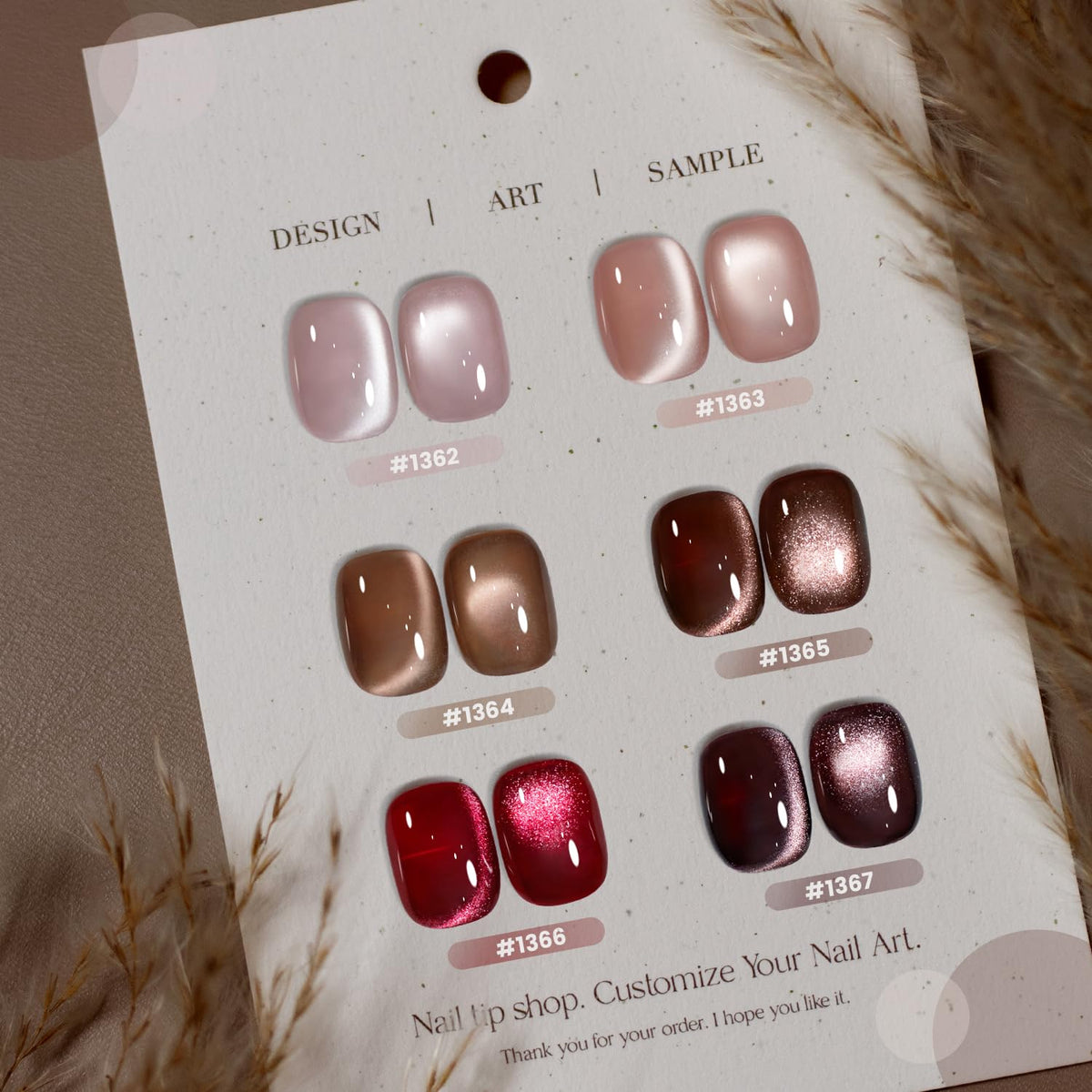 RARJSM nail magnet in use over uncured polish showing how to create cat-eye