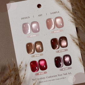 RARJSM nail magnet in use over uncured polish showing how to create cat-eye