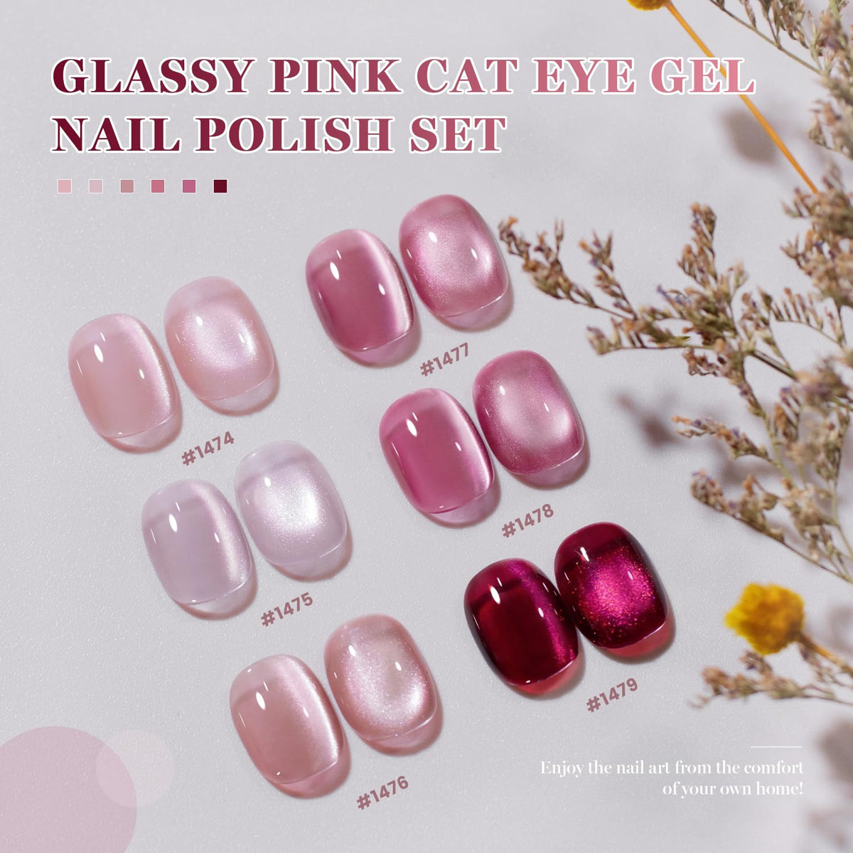 RARJSM manicured hand using magnet to form cat-eye band