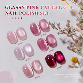 RARJSM manicured hand using magnet to form cat-eye band