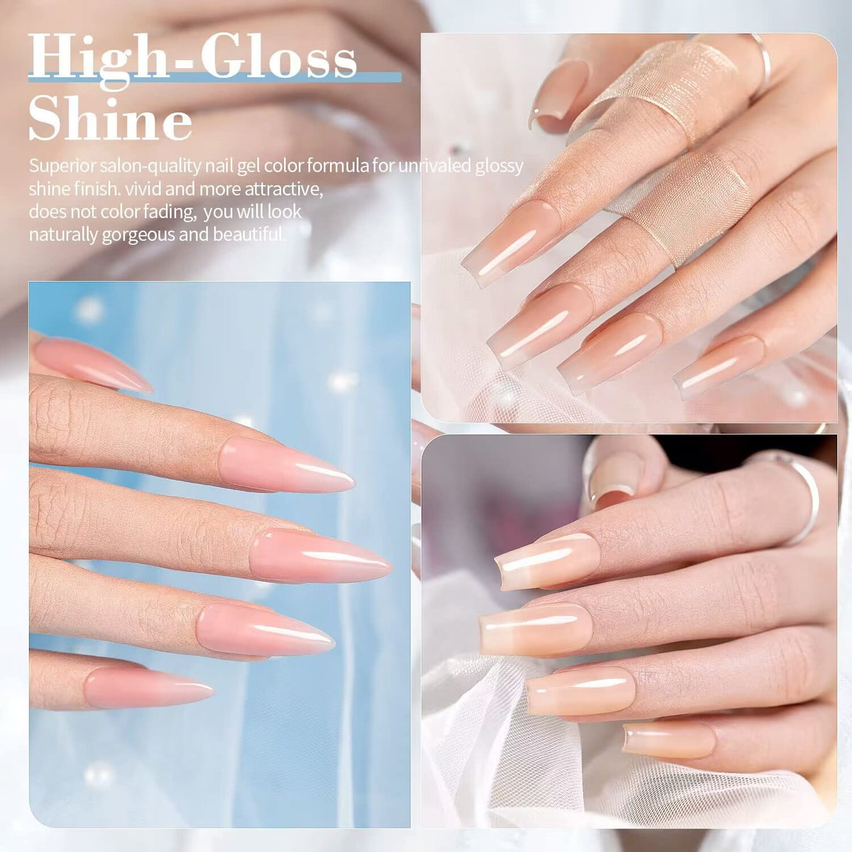 RARJSM applied on natural nails in lifestyle shot demonstrating natural elegant finish benefit