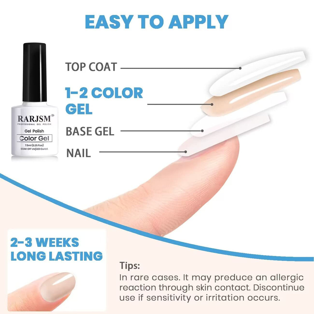 RARJSM gel manicure curing under LED lamp in salon setting for long-lasting shine benefit
