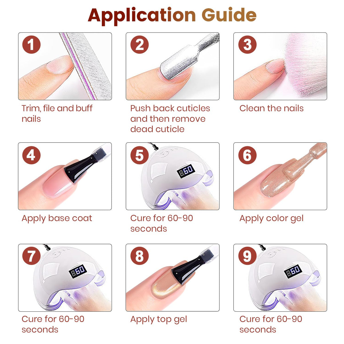 RARJSM gel polish set styled in salon environment for professional finish inspiration