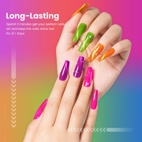 RARJSM single nail detailed cat eye stripe showcasing crisp shimmer and color pop