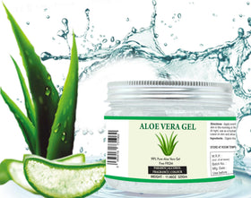 Raslok aloe vera used on hair demonstrating smoothing and frizz control