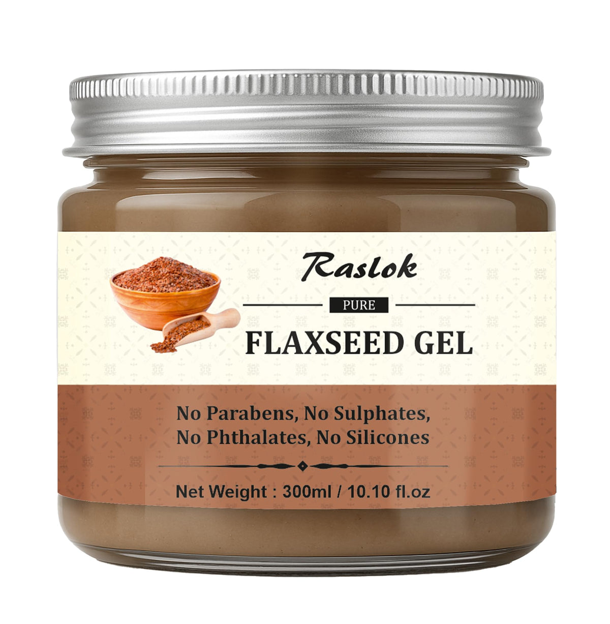 Raslok label and ingredient list showing clean, safe formula